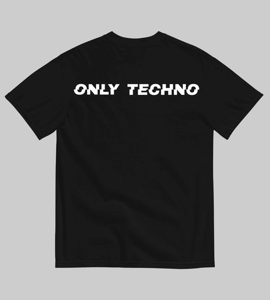 Techno Vibes - T-shirt only techno - Noir