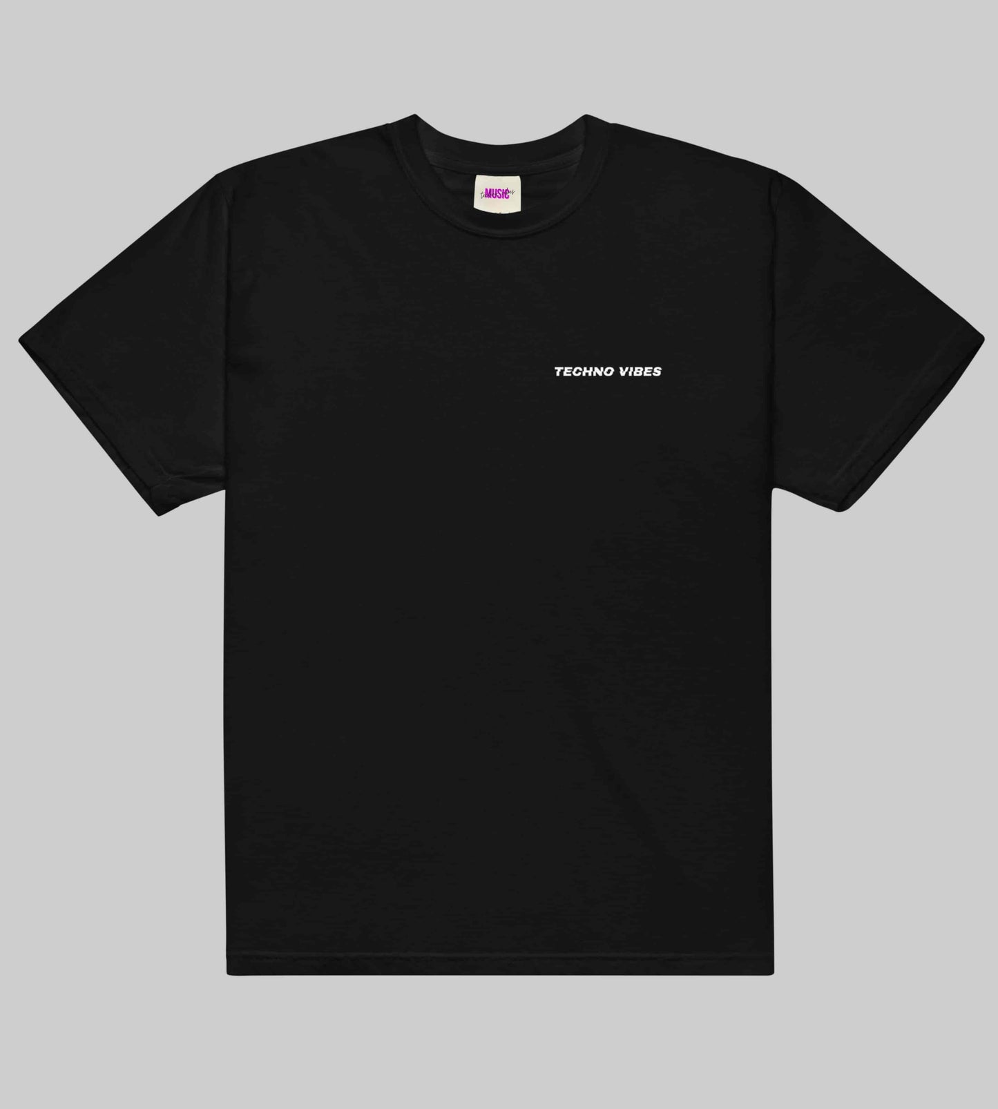 Techno Vibes - T-shirt only techno - Noir