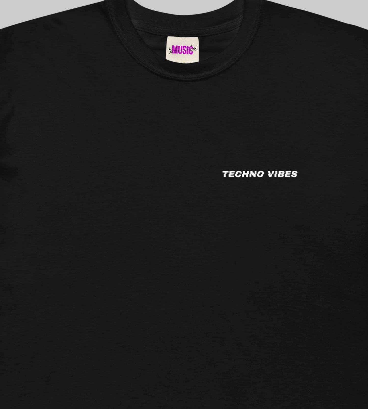 Techno Vibes - T-shirt only techno - Noir