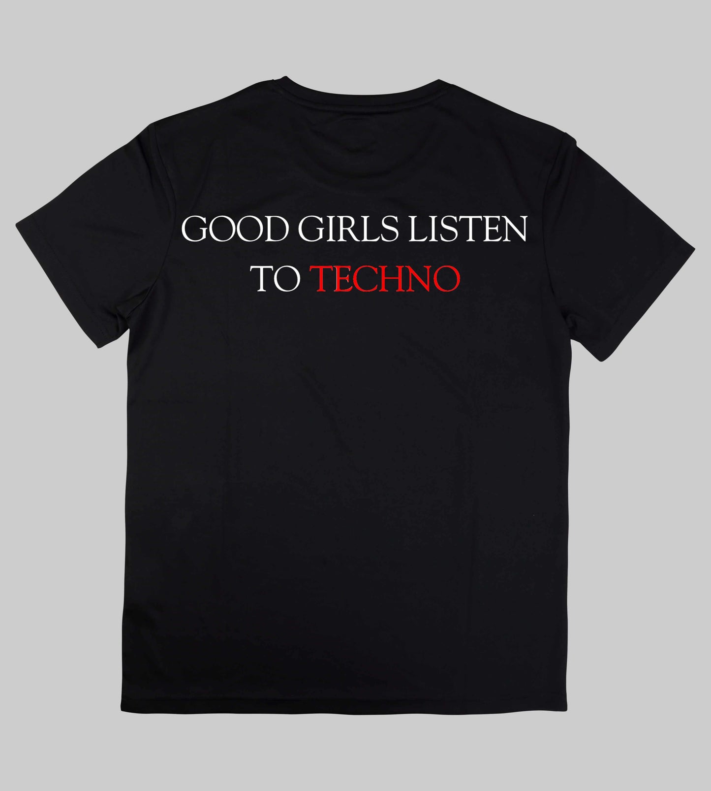 Techno Vibes - T-Shirt Good girl listen to techno - Noir