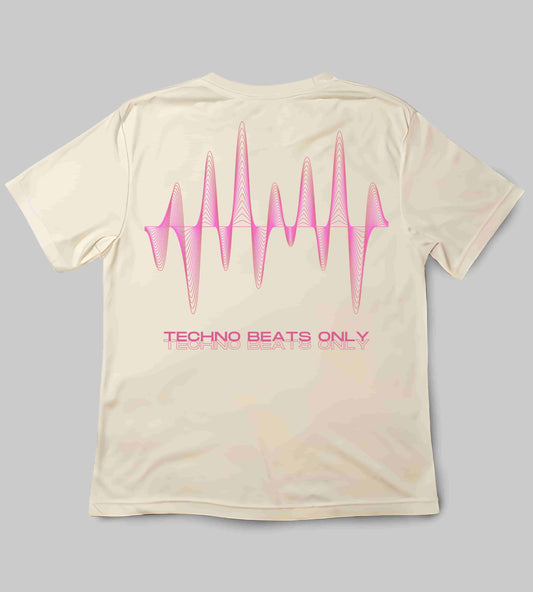 Techno Vibes - T-Shirt Techno - Beige