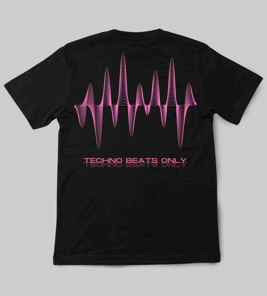 Techno Vibes - Techno T-Shirt - Schwarz